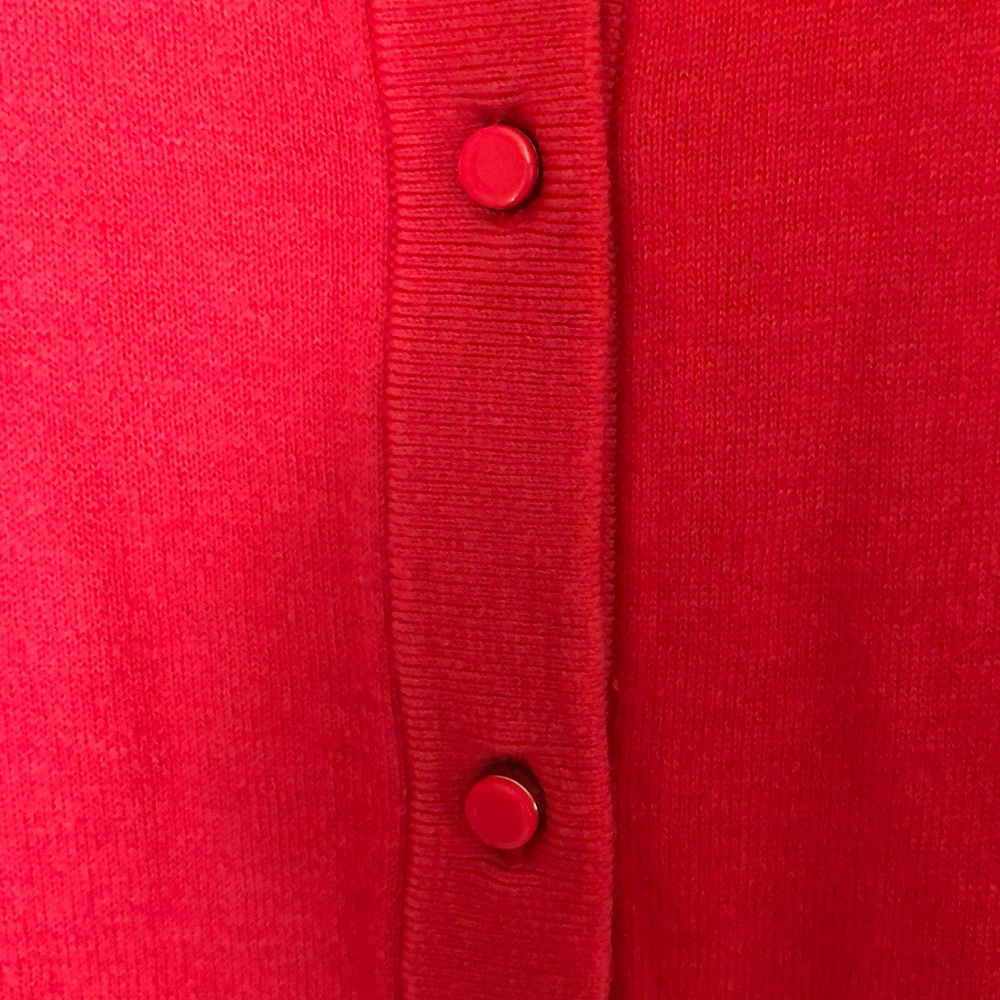 πKATE SPADEπCoral Cardigan w/signature bows! - Picture 4 of 5